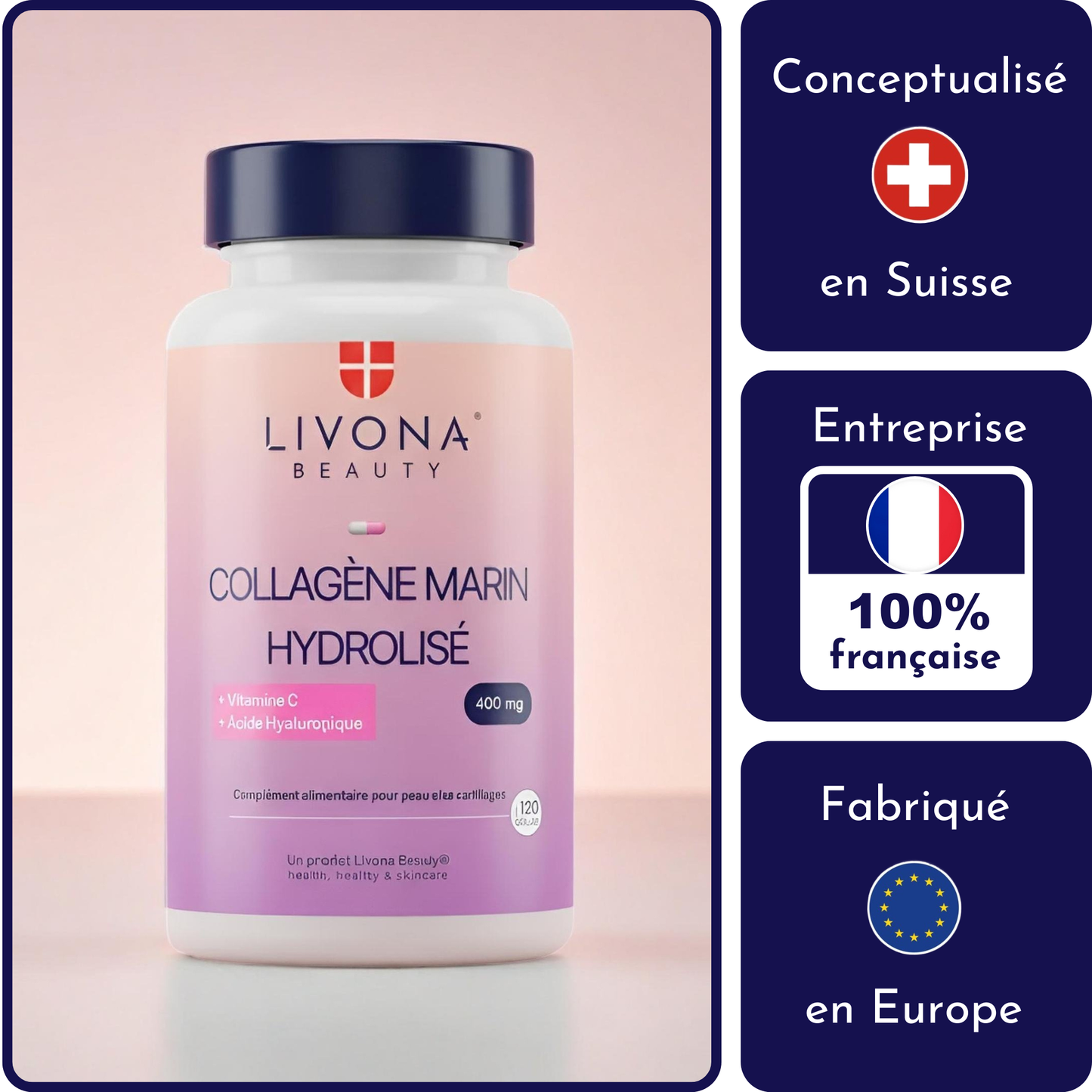 Collagène Marin & Vitamine C & Acide Hyaluronique