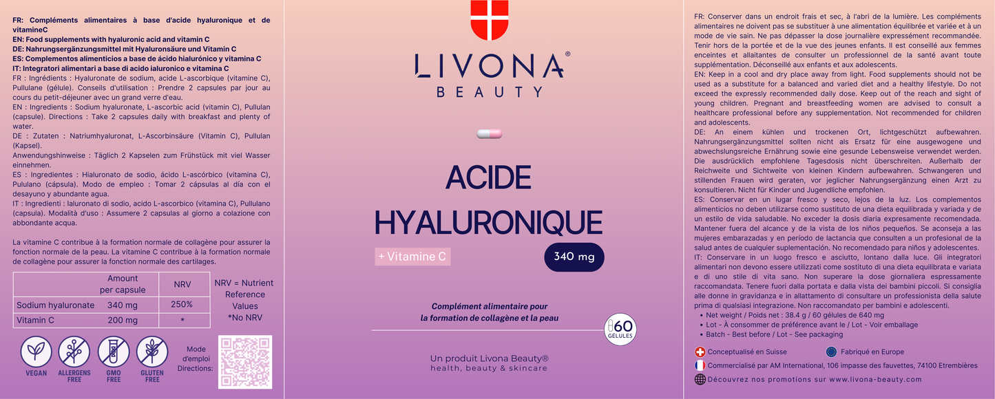 Acide Hyaluronique & Vitamine C