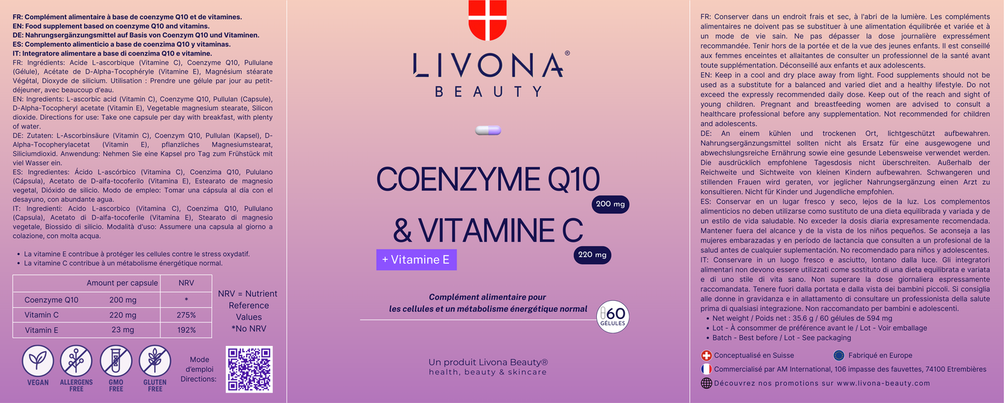 Coenzyme Q10 + Vitamine C