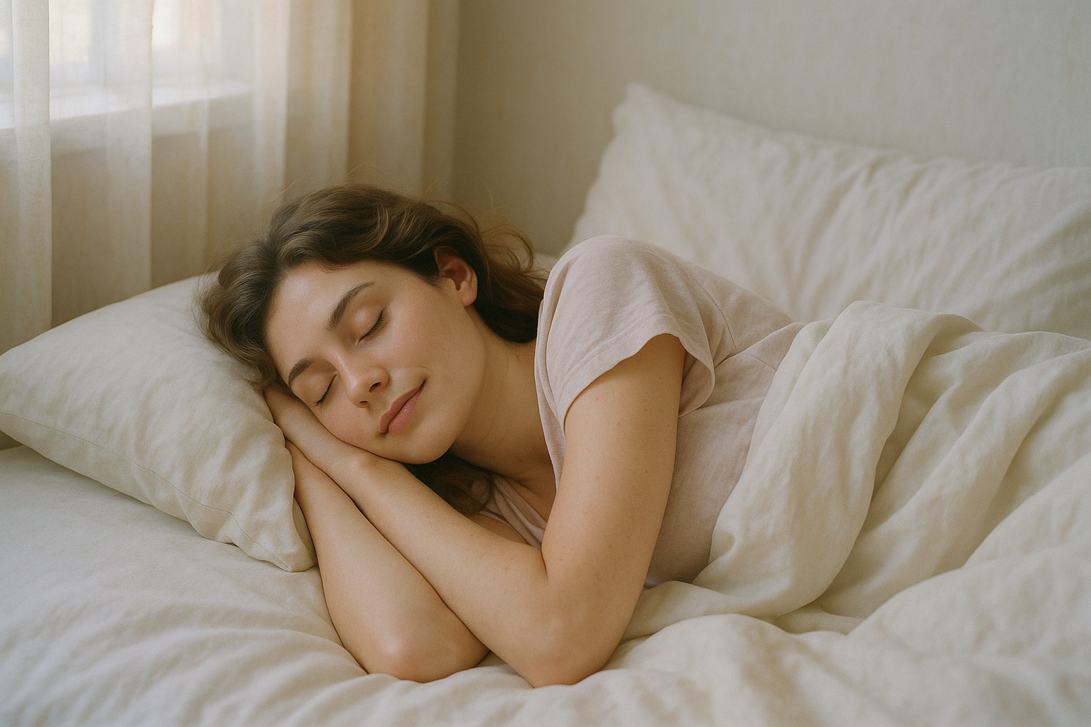 image de femme en train de dormir sereinement