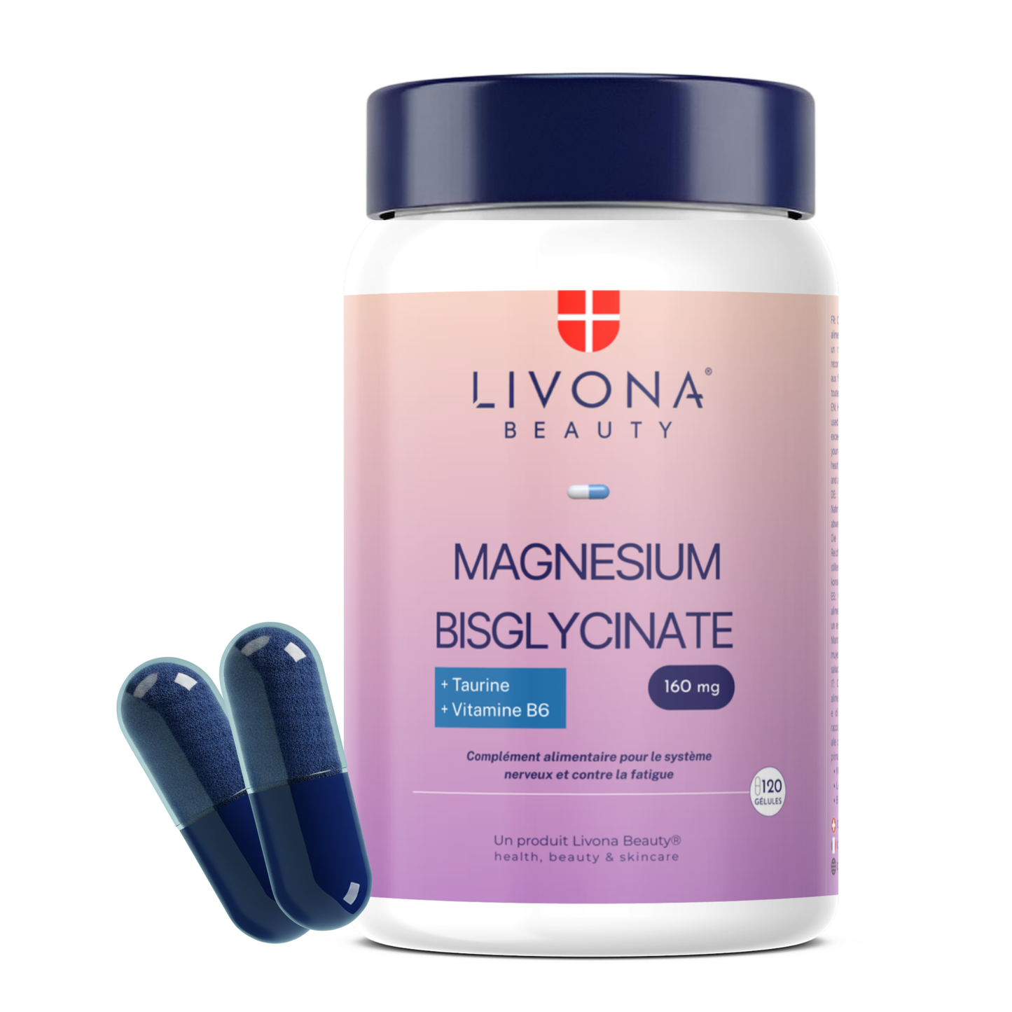 Magnésium Bisglycinate & Taurine 120 gélules