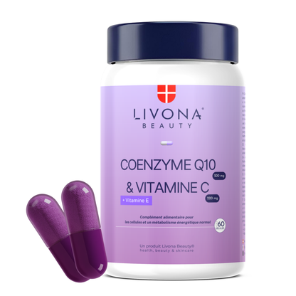 Coenzyme Q10 + Vitamine C 60 gélules