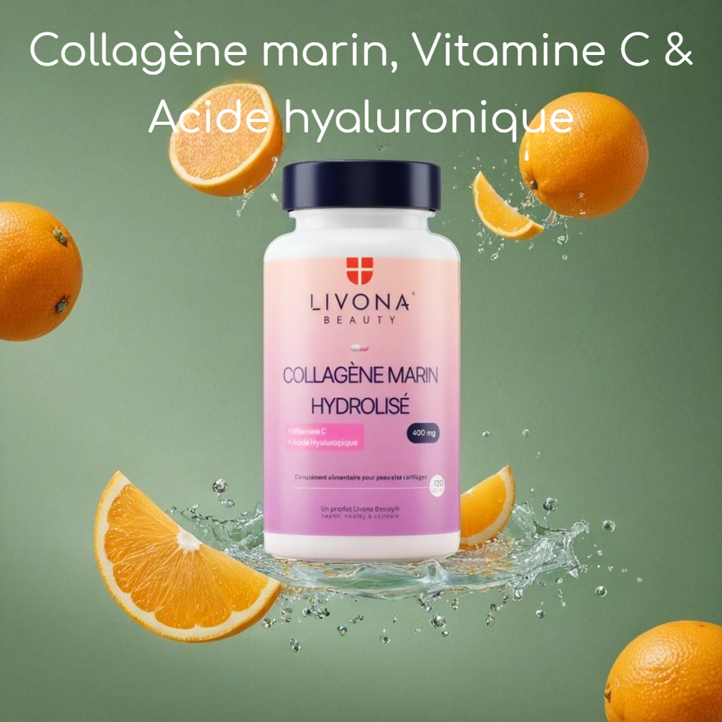 Collagène Marin & Vitamine C & Acide Hyaluronique