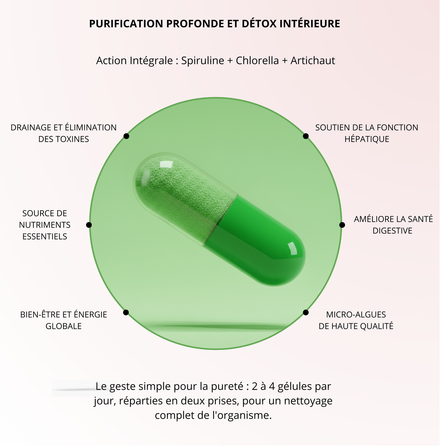 Spiruline & Algue Chlorella 120 gélules