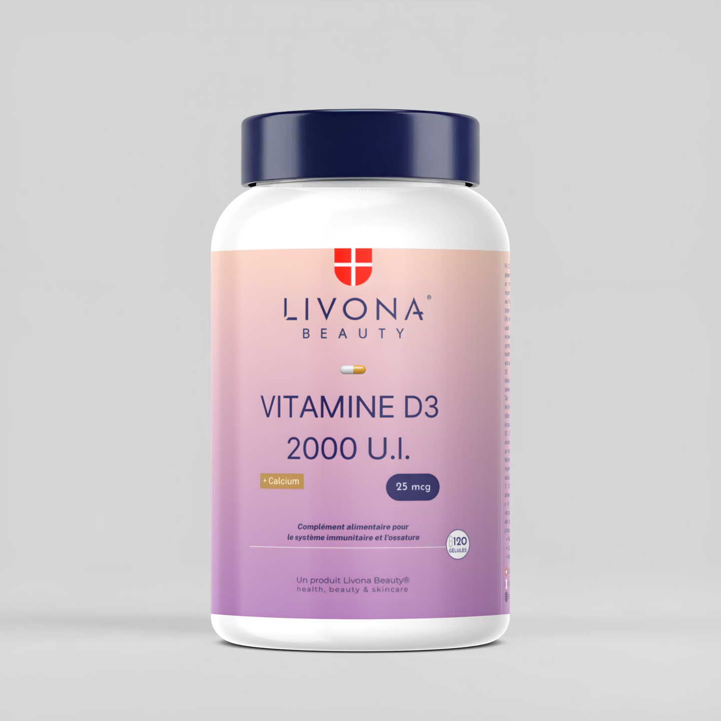 Vitamine D3 & Calcium 2 000 UI
