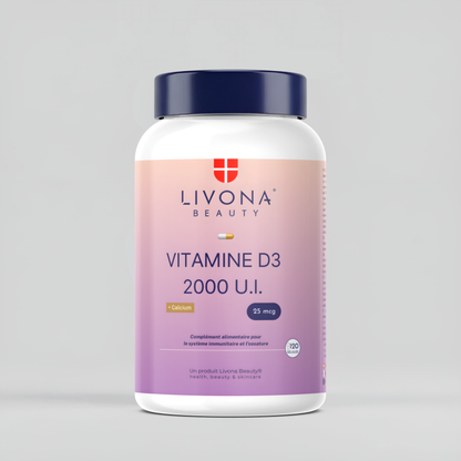 Vitamine D3 & Calcium 2 000 UI